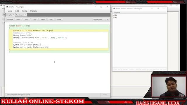 PBO-Array Di JAVA Universitas STEKOM смотреть онлайн