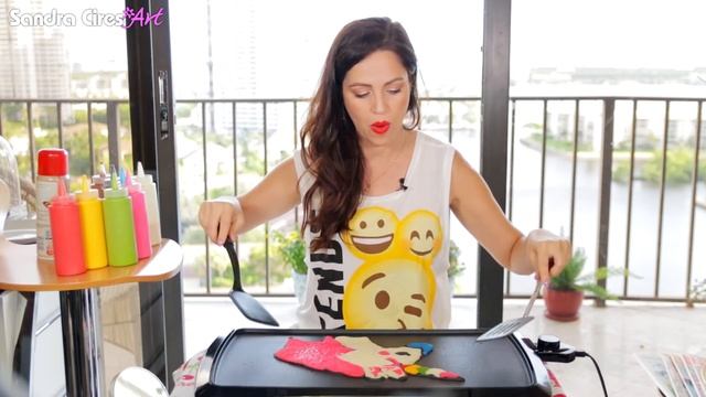 DIBUJOS QUE SE COMEN! Unicornio, Hello Kitty, KK - Pancake Art Challenge - Reto- SandraCiresArt смотреть онлайн