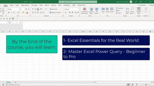 Powerfull excel training (Essential excel, Power Qurey, DAX) смотреть онлайн