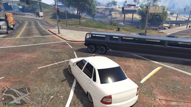 GTA 5 Моды: САМАЯ КРУТАЯ ПРИОРА В МИРЕ - Русский автопром смотреть онлайн