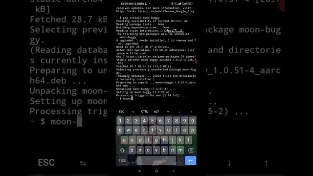 ? How To Install And Play Moon-Buggy in Termux | Termux Game | #termux | #shorts смотреть онлайн