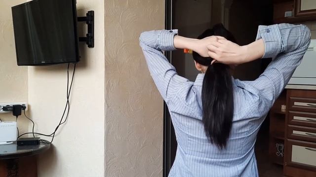 КАК СДЕЛАТЬ ХВОСТ БЕЗ РЕЗИНКИ. смотреть онлайн