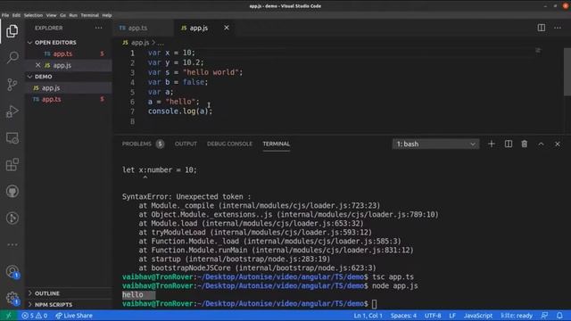 Introduction To Angular and Basics of TypeScript смотреть онлайн