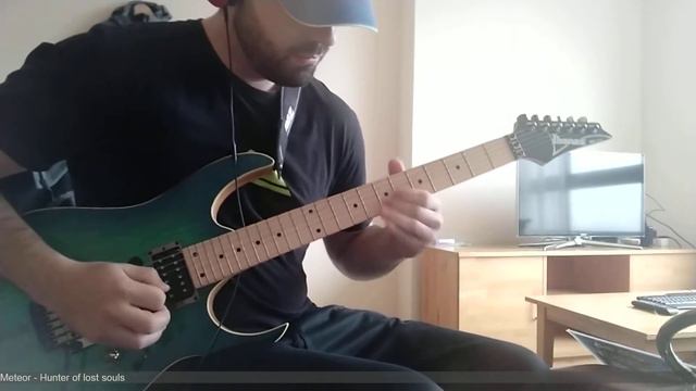 Meteor - Hunter of lost souls guitar cover смотреть онлайн