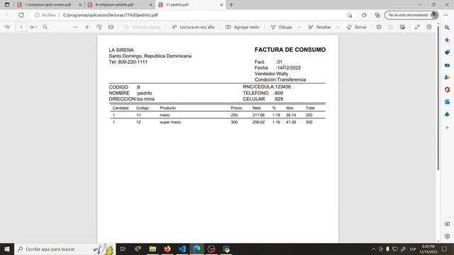 Programa de Facturacion y ventas en Python 3.10 смотреть онлайн