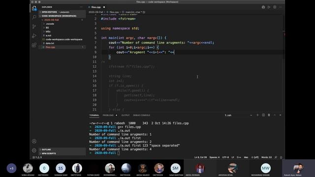 Files - 05 - Command line arguments in C++