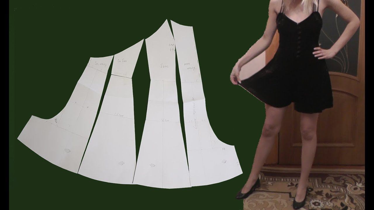 Обзор платья-шорты | Моделируем платье- шорты