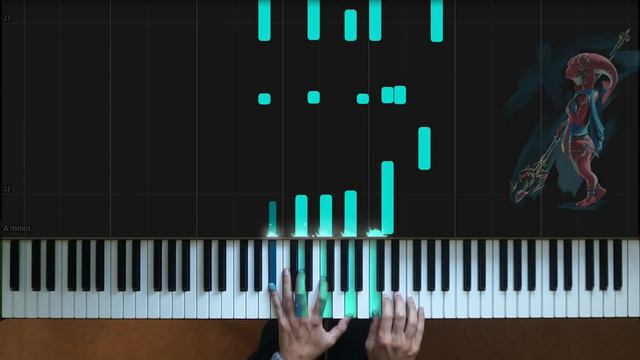 Mipha's Theme - Zelda: Breath of the Wild Piano, Synthesia & Sheet Music [How To Play] смотреть онлайн