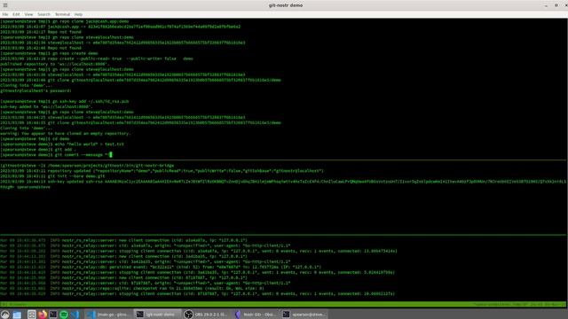Nostr Git integration Proof of Concept смотреть онлайн