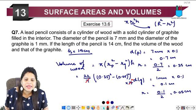 Class 9 Maths | Chapter 13 | Exercise 13.6 Q7 | Surface Areas And Volumes | NCERT смотреть онлайн