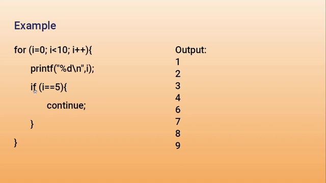 continue | C Programming смотреть онлайн