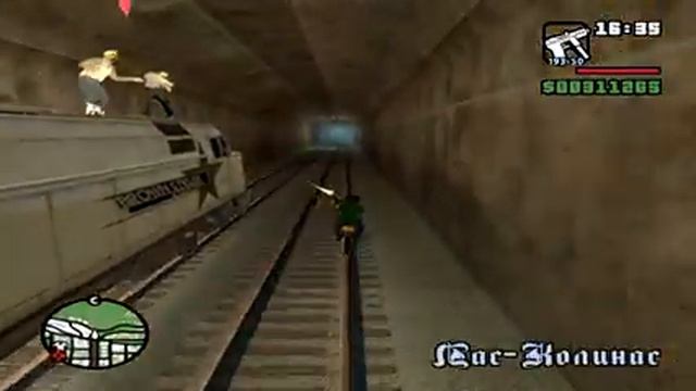 GTA San Andreas. Полное прохождение: Не по ту сторону рельс (миссия 13) смотреть онлайн
