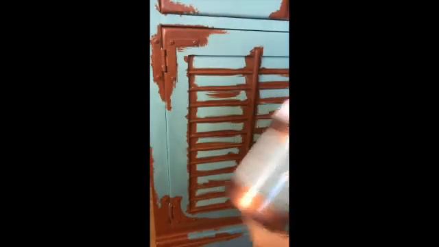 Modern Masters Metal Effects Green Patina|Paint on furniture|Furniture Makeover смотреть онлайн