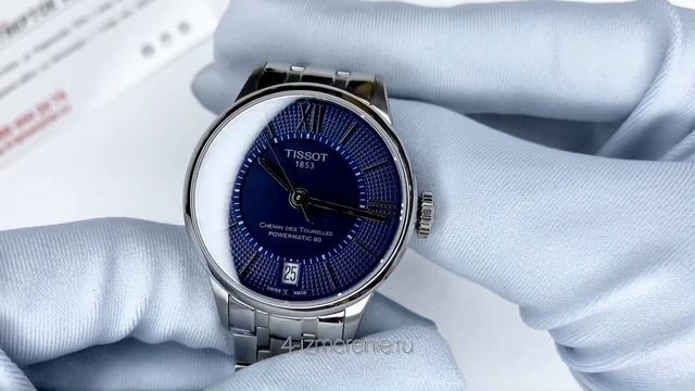 Обзор часов Tissot Chemin Des Tourelles Powermatic 80 Lady T099.207.11.048.00 смотреть онлайн