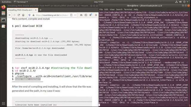 Tutorial - Como Instalar as Bibliotecas do Oracle PDO_OCI e OCI8 do PHP, Linux Ubuntu/Debian/Mint смотреть онлайн