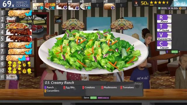 Cook, Serve, Delicious! 2!! - Eaty's 16 (Gold Medal) смотреть онлайн