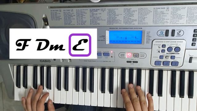 Voyage Voyage - Easy How to Play on Piano with Chords смотреть онлайн