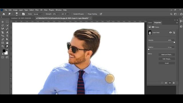 How to use smudge tools for perfect selection in photoshop смотреть онлайн
