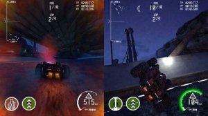 GRIP: Combat Racing (2018), split screen on PC Steam