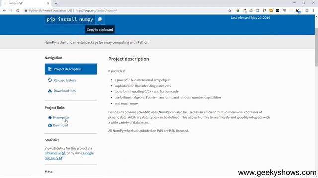 How to install numpy in Python (Hindi) смотреть онлайн