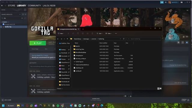 How to mod Gorilla Tag on a PC - SteamVR and Oculus App смотреть онлайн