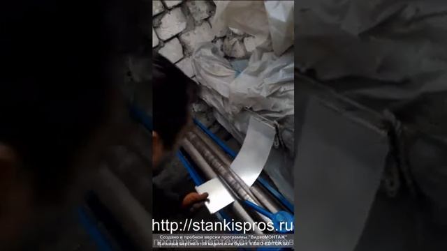 Изготовление водосточной трубы смотреть онлайн