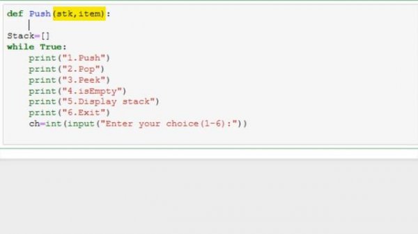 Python Stack
