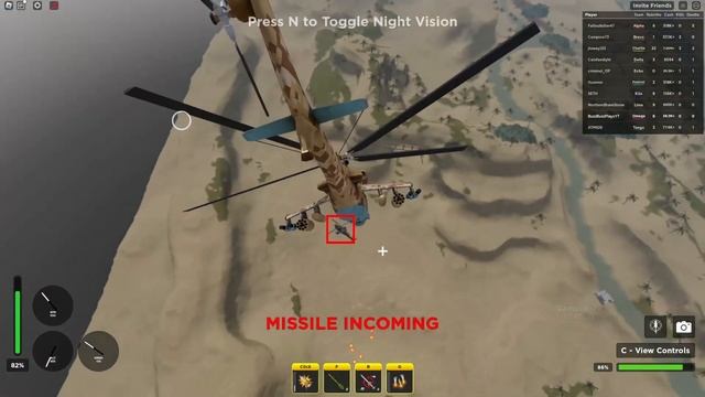 War Tycoon Mi24 Hind Helicopter Gameplay | Roblox смотреть онлайн