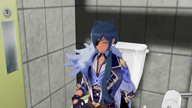 MMD Genshin Impact Bathroom Vine смотреть онлайн