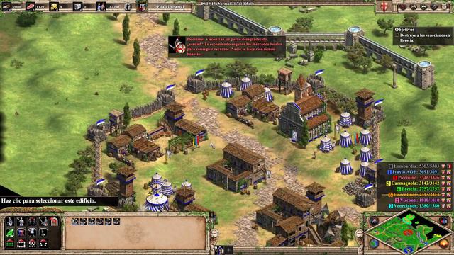 Age Of Empires 2 DE: Mercenarios y Maestros | Mercenaries and Masters (Sforza 1:5) Difícil | Hard смотреть онлайн