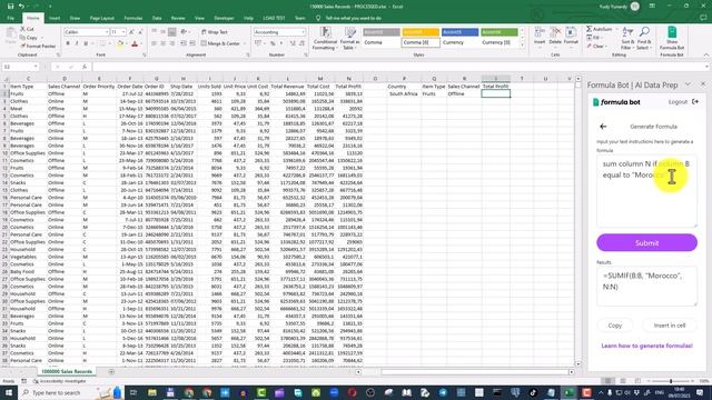 Menggunakan Excel Formula Bot смотреть онлайн