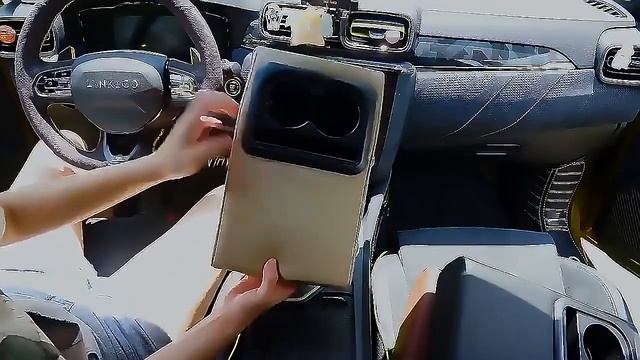 Универсальный подлокотник для авто с держателем для чашки.Автотовары с Алиэкспресс. смотреть онлайн