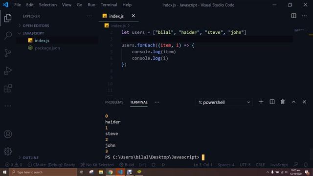 Learning Javascript Programming | Part 19 | Array Methods forEach смотреть онлайн