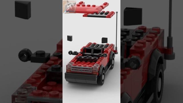 LEGO® Brick ford explorer fire chief custom speedbuild animation short new b смотреть онлайн