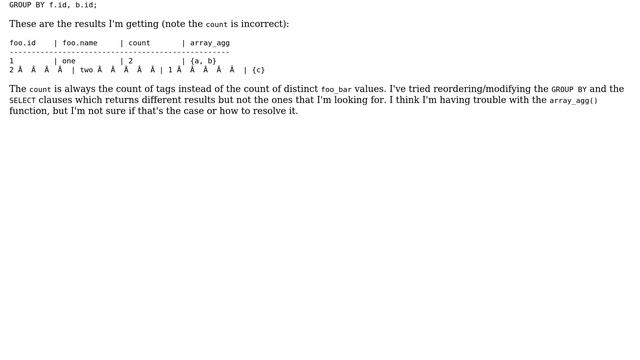 Aggregate functions on multiple joined tables смотреть онлайн