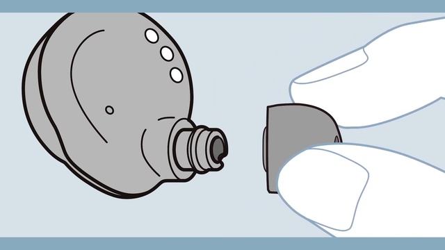 WF-C500 How To Perform Replacing The Earbuds And Wearing The Headset.