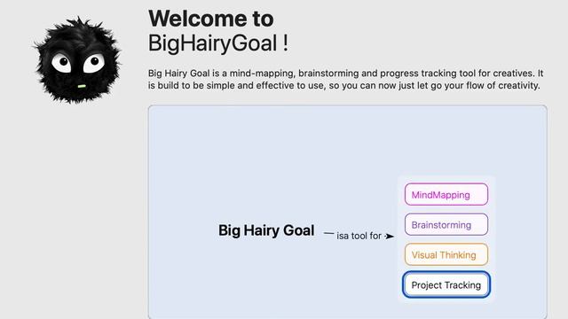 Big Hairy Goal is a mind-mapping, brainstorming and progress tracking tool for creatives смотреть онлайн