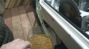 Снегоход Тайга ст500д Замена масло Шок что было залито....