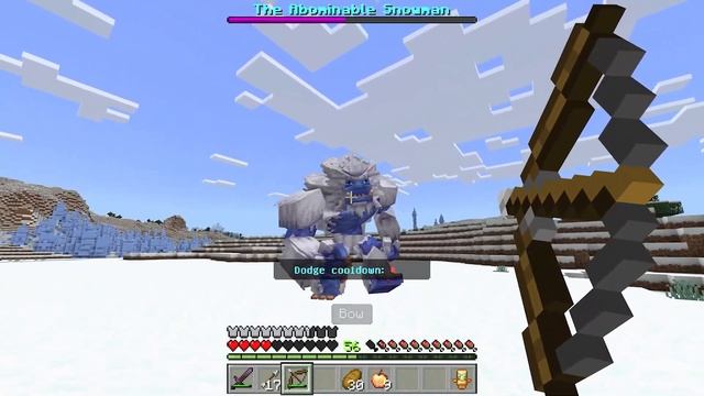 The Abominable Snowman Battle in Minecraft Boss Expansion смотреть онлайн