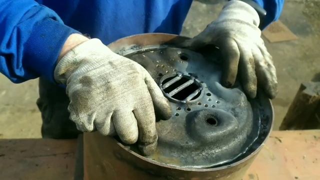 три в одном (мангал, барбекю, кузница). изготовление. 3 in one (brazier, BBQ, smithy). handmade. смотреть онлайн