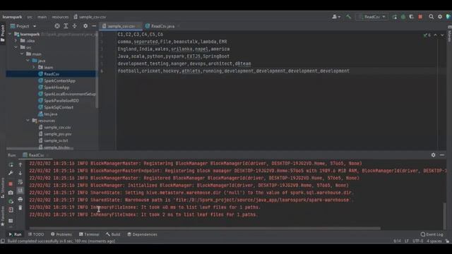 Read CSV file using Spark with Java #sparkwithjava смотреть онлайн