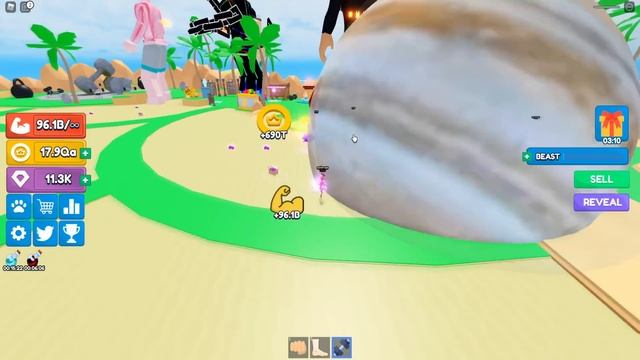 ПОЛУЧИЛ ЧИТЕРСКИЕ ГЕЙМПАССЫ и СТАЛ САМЫМ БОЛЬШИМ КАЧКОМ НА СЕРВЕРЕ! Lifting Heroes Roblox смотреть онлайн