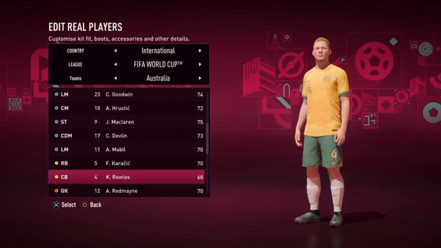 FIFA 23 | World Cup Mode | All Australia National Team player faces!!