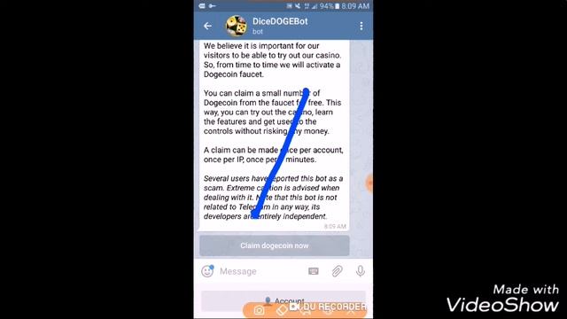 Dice doge bot telegram bot смотреть онлайн