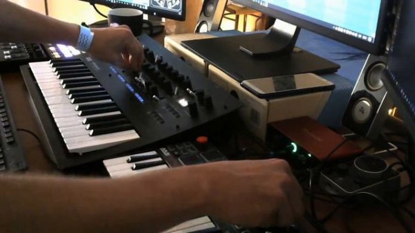 KORG minilogue xd + FL studio - first live attempt