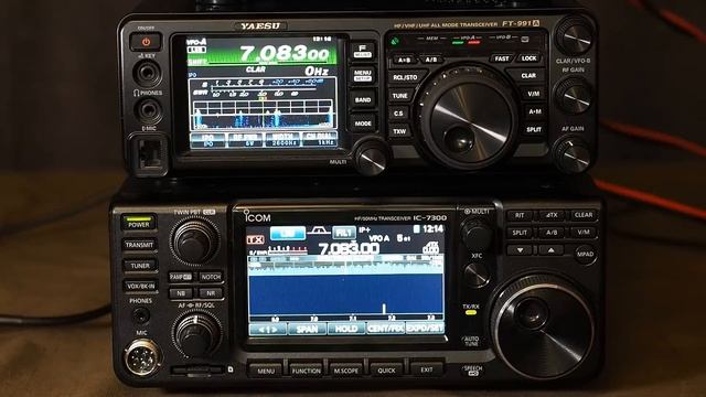 Icom IC-7300 и Yaesu FT-991. Сравнение динамического диапазона приёмников в трансиверах. смотреть онлайн