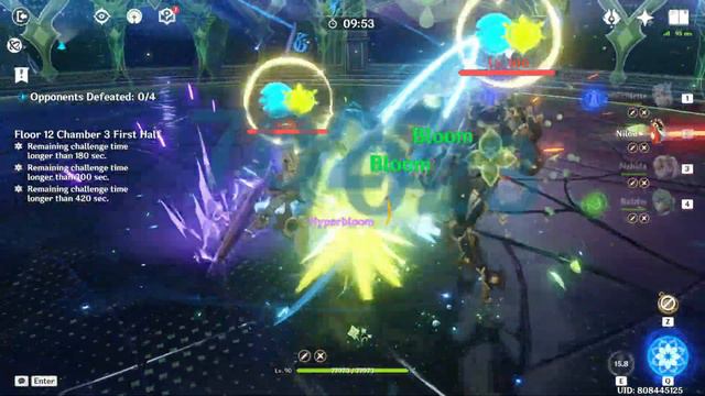 C0 Neuvillette Bloom and C1 Hutao Double Hydro - Genshin Impact Abyss 4.4 - Floor 12 9 Stars смотреть онлайн