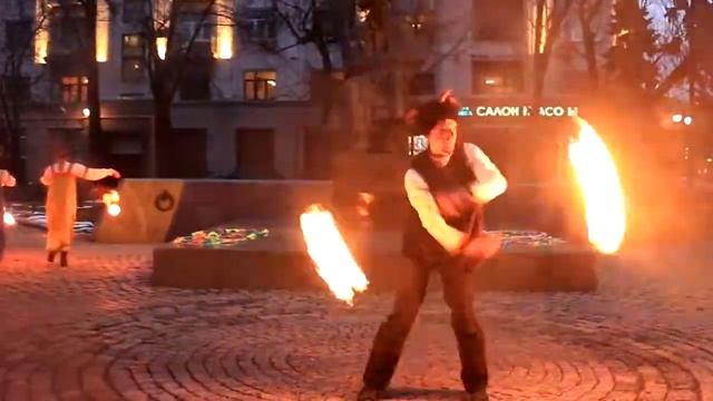 Емеля и Черт. Огненно-флаговое шоу на Масленицу. смотреть онлайн