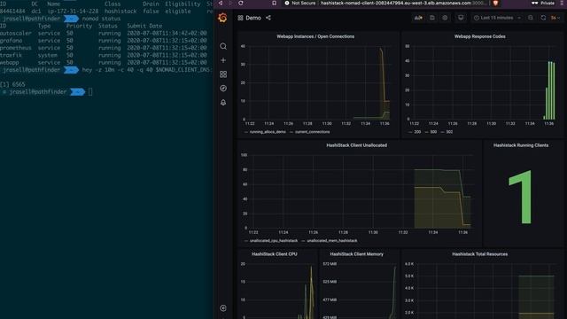 Demo: Horizontal Scaling a Cluster with the Nomad 0.12 Autoscaler смотреть онлайн
