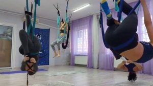 Fly-йога. Aerial Yoga. Аэройога. Полный урок. Йога в воздухе. Воздушная йога. Антигравити йога.